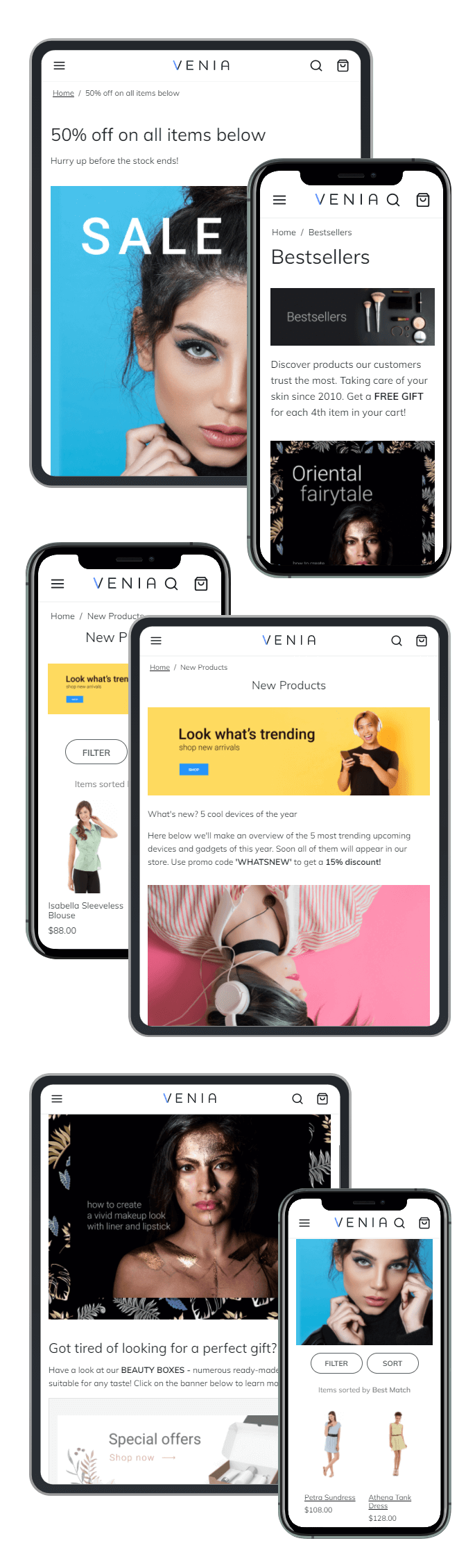 magento 2 landing pages pwa landing page m2 samples