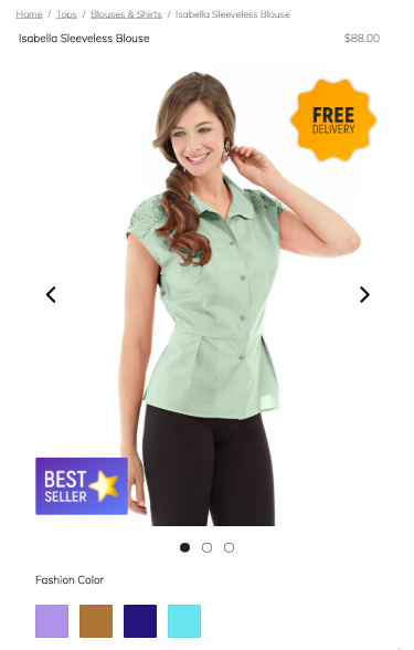 magento 2 product labels pwa labels product page