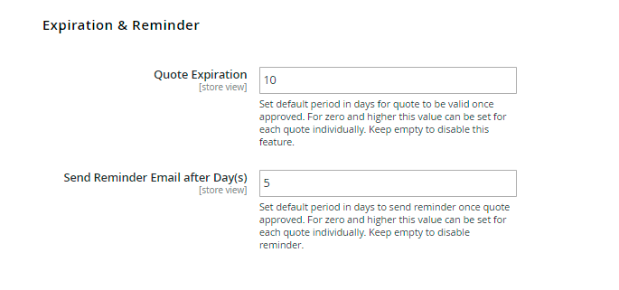 magento 2 request a quote request a quote expiration