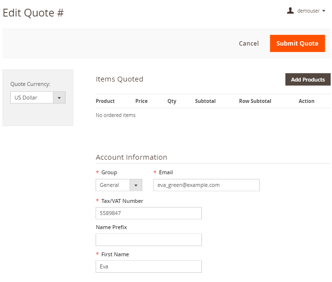 magento 2 request a quote request a quote m2 new quote account