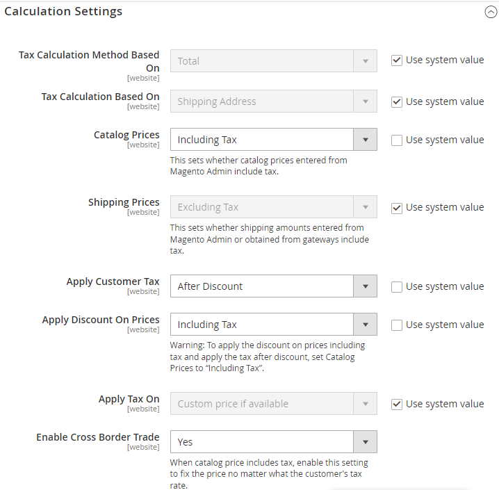magento 2 reward points tax config1