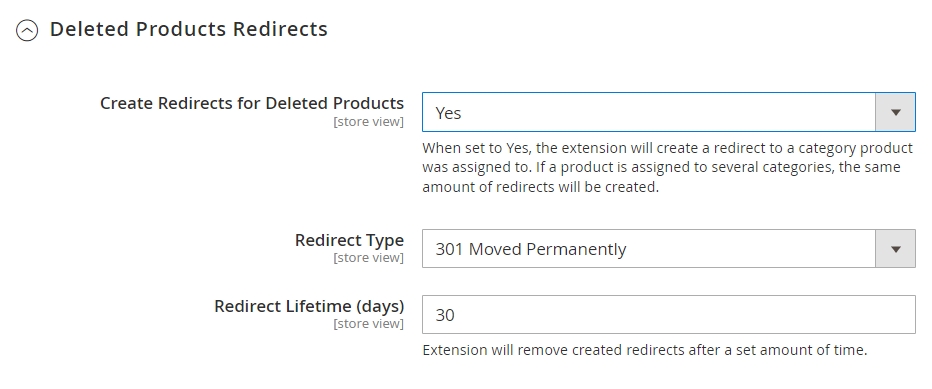 magento 2 seo toolkit m2 deleted products