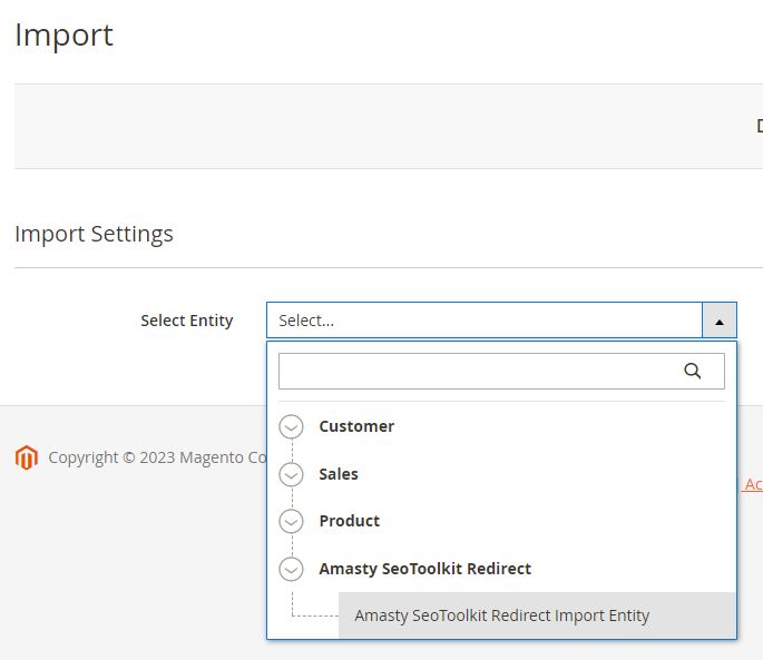 magento 2 seo toolkit m2 import redirects
