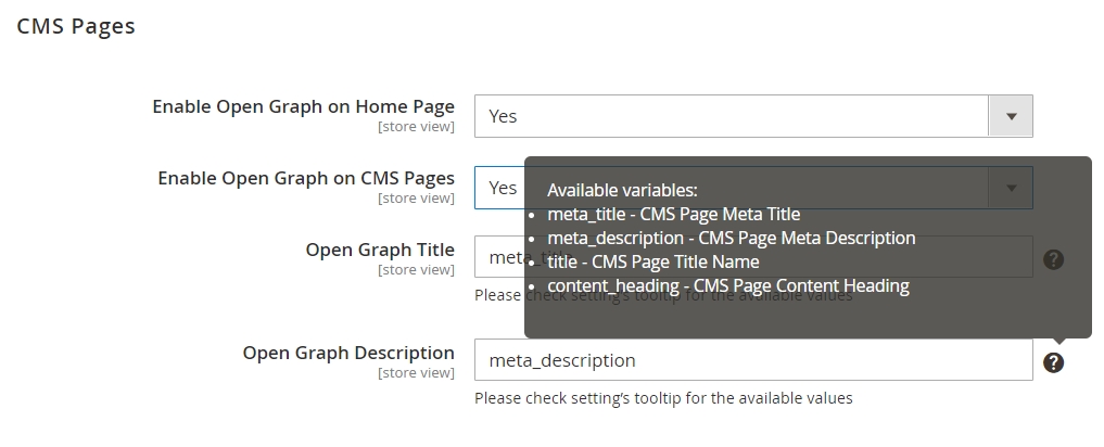 magento 2 seo toolkit m2 open graph cms pages