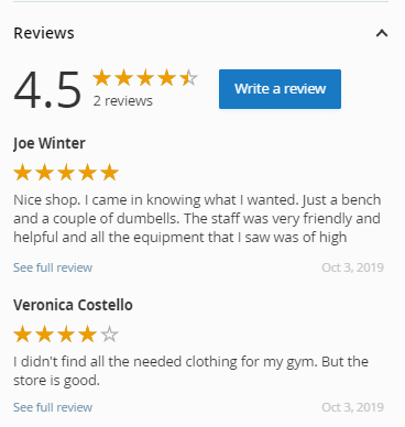 magento 2 reviews locator
