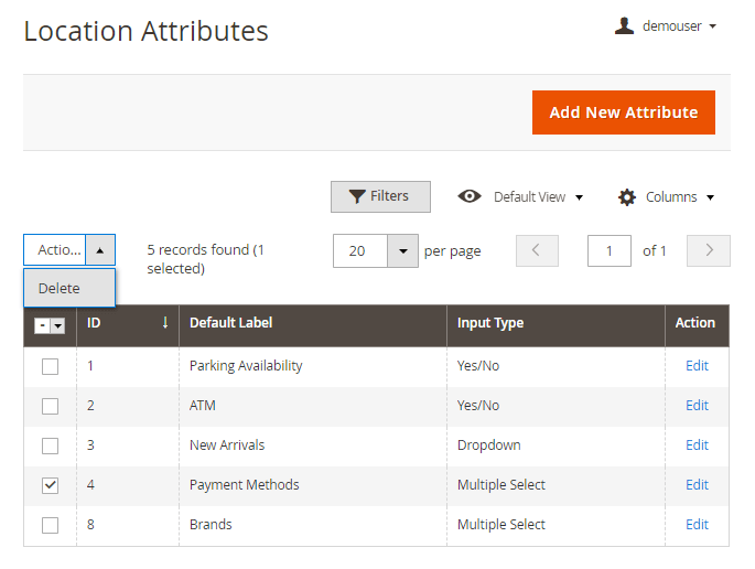 magento 2 store locator m2 attributes grid
