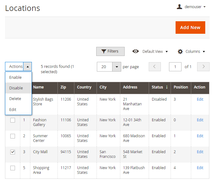 magento 2 store locator m2 locations grid