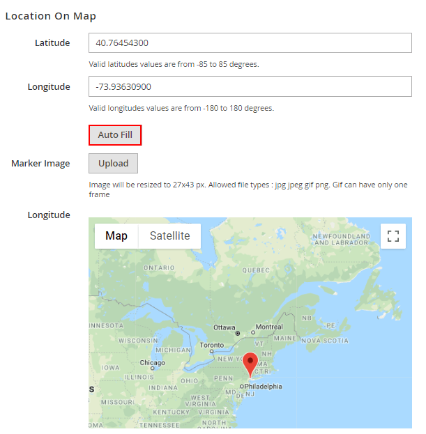 magento 2 store locator m2 new location map
