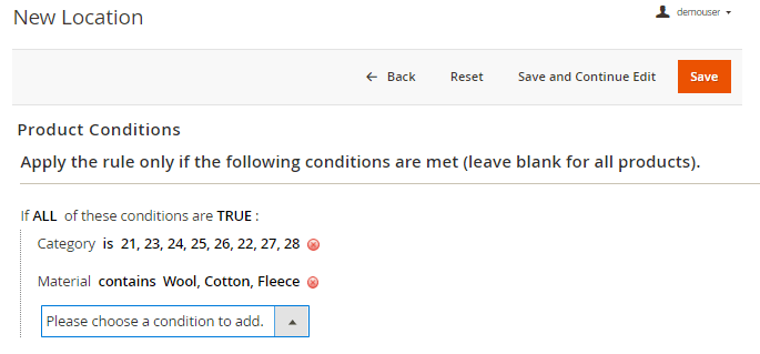 magento 2 store locator m2 new location products