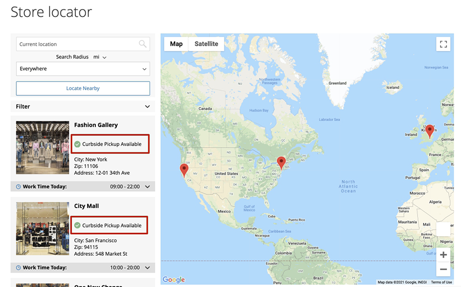 Store Locator – Hey Mavens