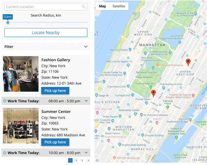 magento 2 pick up here