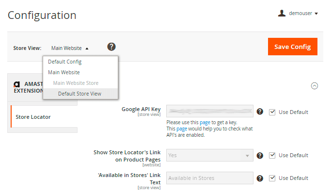 magento 2 store locator m2 storeview