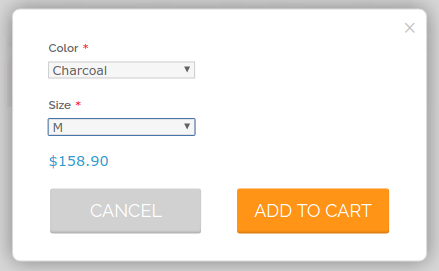 Specify simple options