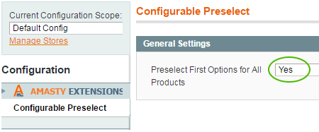 display all attributes of configurable product on page load