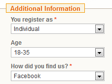 Create unlimited number of additional fields on registration page and collect as much info as you need magento customer attributes