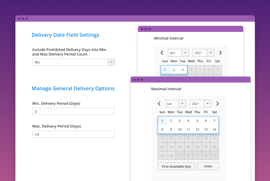 Magento 2 Delivery Date Extension Magento Estimated Delivery Date