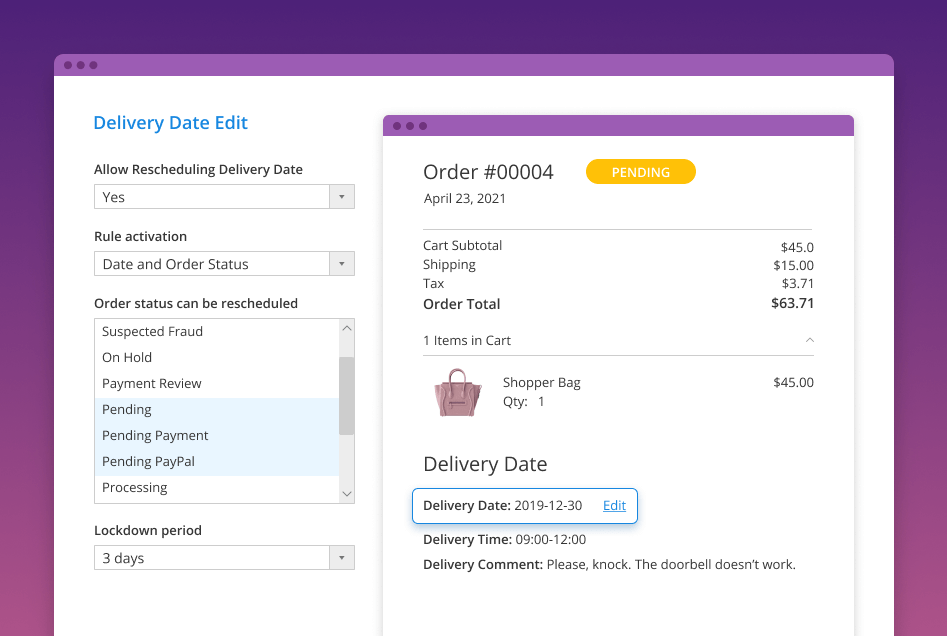Magento 2 Delivery Date Extension Magento Estimated Delivery Date