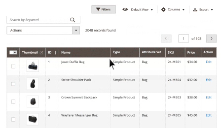 product grid m2 extension update product image from grid
