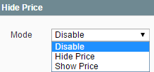 Use advanced Magento Hide Price display settings Regulate the Hide Price display in Magento