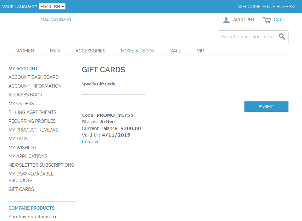 Magento Gift Card Extension | Magento