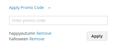 Remove coupons multiple coupons for magento 2