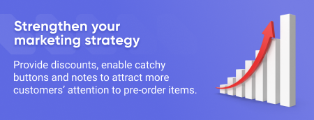 magento 2 pre order