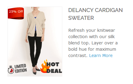You can easily highlight special offers magento product labels