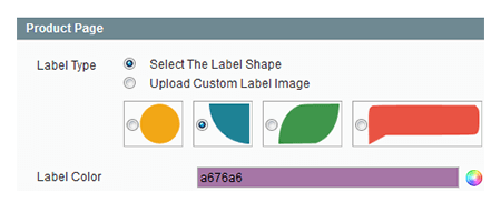 You can easily highlight special offers magento product labels choose shapes and color