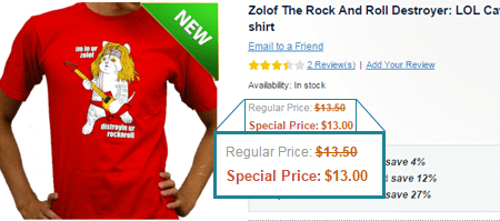You can easily highlight special offers magento product labels