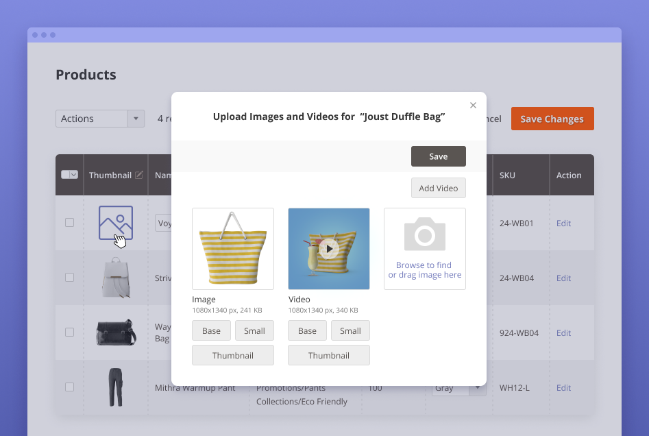 upload images and videos magento 2 upload images from the grid