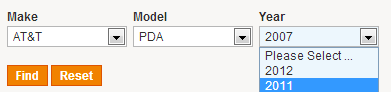 The extension is very good for year make filtering on auto sites magento year-make-model