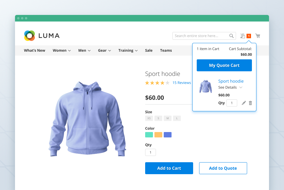 Magento 2 Quote Extension Request for Quote Module Email Quote to