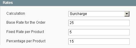 Modify delivery prices both by flat amount and by percent at the same time magento shipping rates