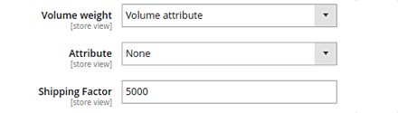 Volume Weight magento 2 dimensional weight shipping