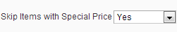 Do not apply discounts to products with Special Price magento buy one get one free