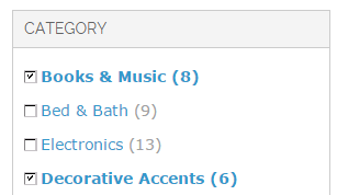Multi-select option for categories filtering Multi-select option for categories filtering