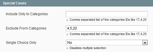set attribute visibility per category level in magento