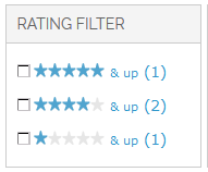 Filter products by star rating Filter products by star rating